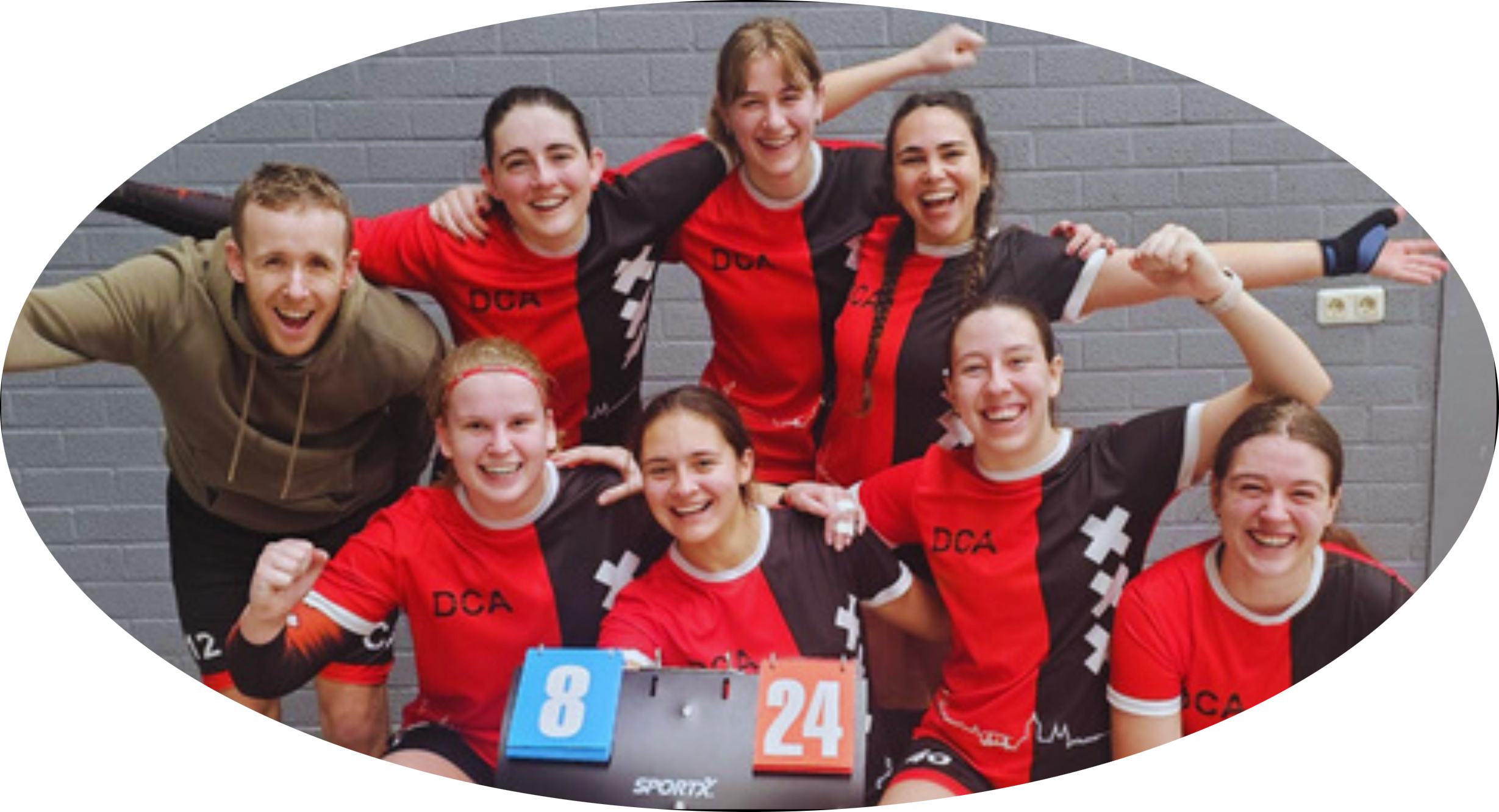Nadja Froitzheim with Team
